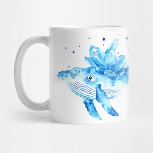 Cosmic Whale Encrusted With Crystals Mug